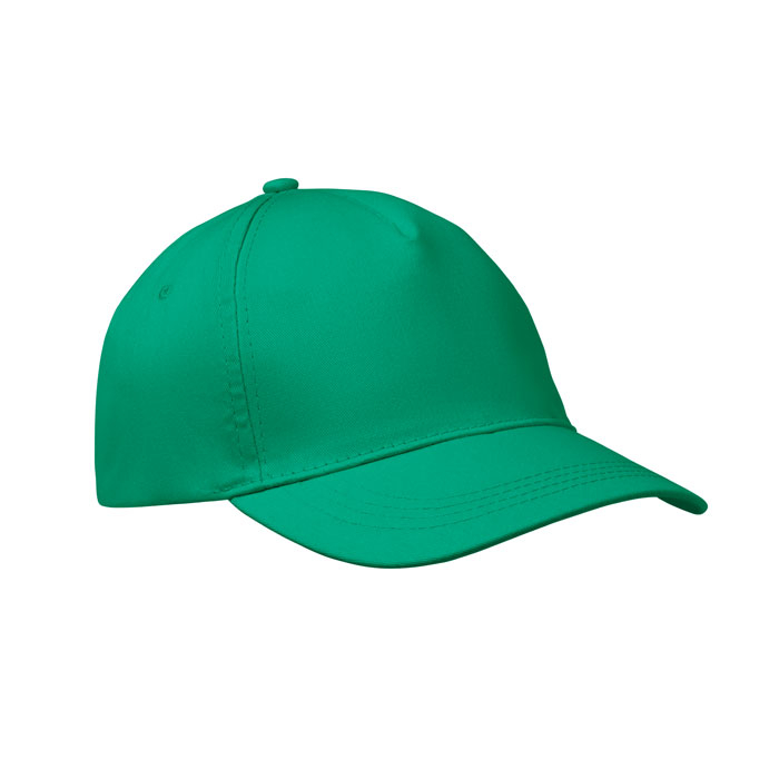 Casquette 5 pans coton sergé 150g personnalisable Buzz Vert 